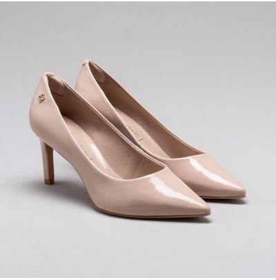 scarpin cor de pele