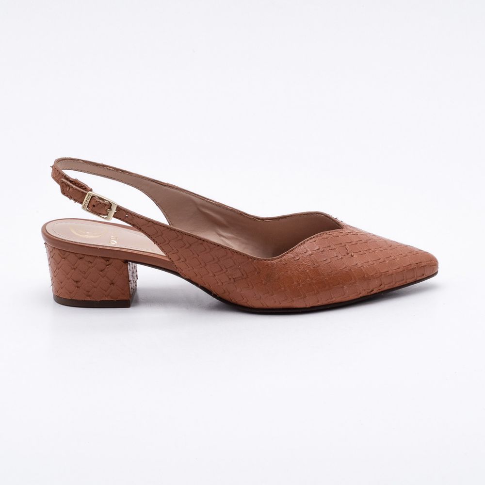 camel slingbacks