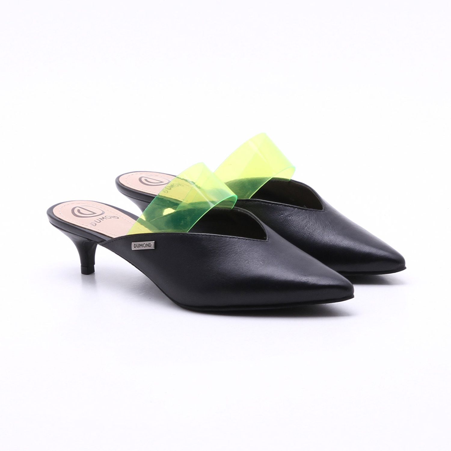 mule couro dumond