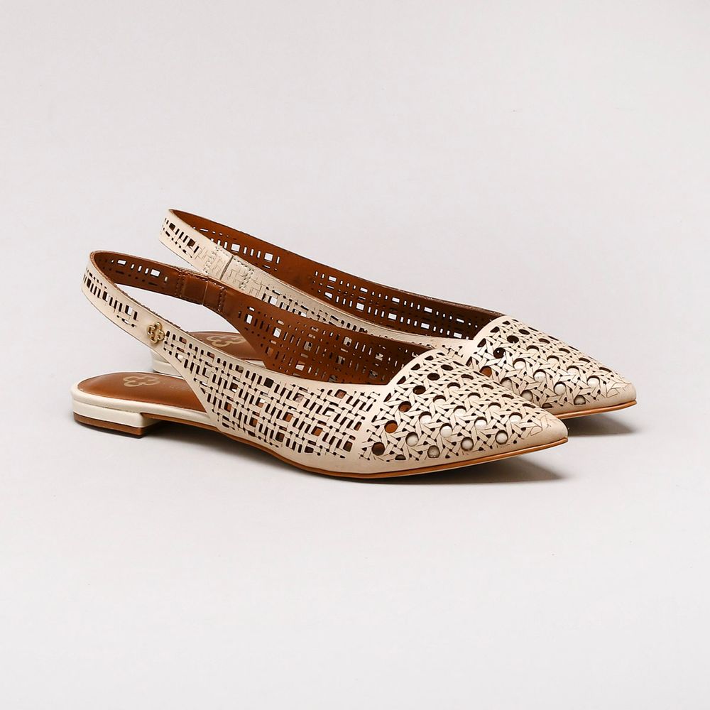 off white slingbacks