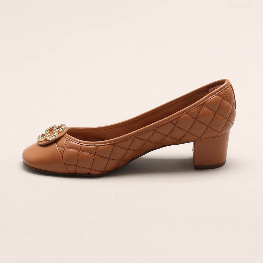 Scarpin Catherine Couro Matelassê Torrone Torrone - Capodarte