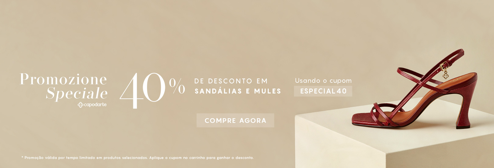 sapatilhas capodarte em promoção