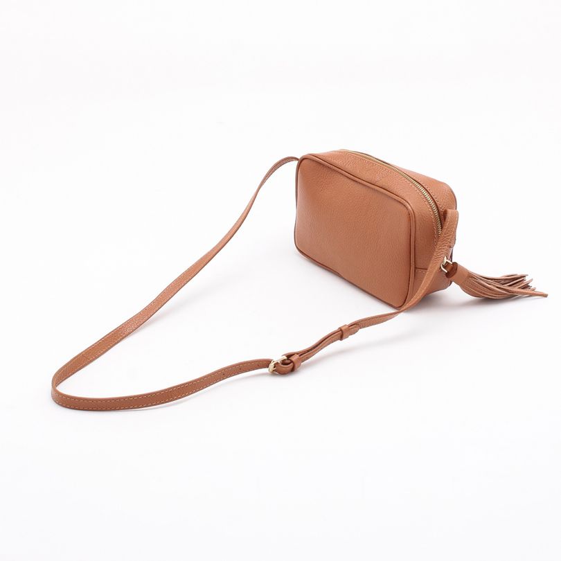 Bolsa Shoulder Bag Couro Camel Camel Dumond Bolsa Shoulder Bag Couro Camel Camel Dumond