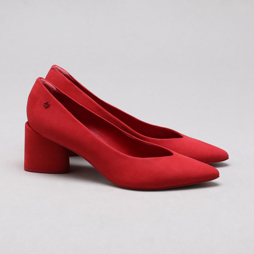 Compre Scarpin Couro Capodarte Logo Matelassê Vermelho Capodarte Online