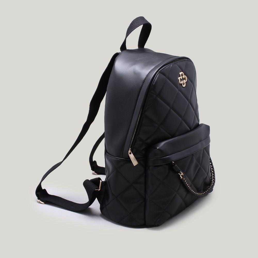 Mochila capodarte matelassê preta Clearance