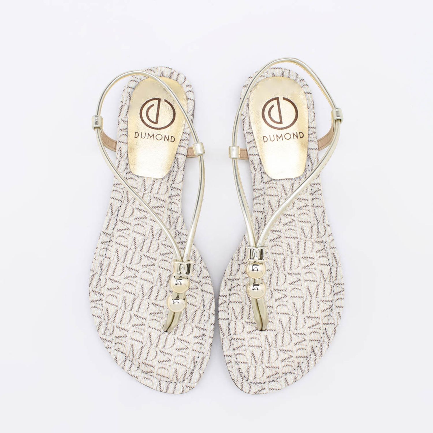 Sandália Rasteira Dumond Azul Holográfica Metalizada - Berti Maria