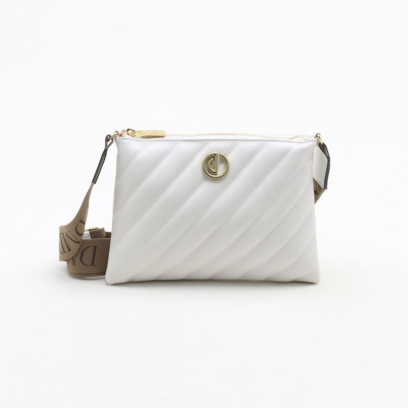 white wristlet bolsa