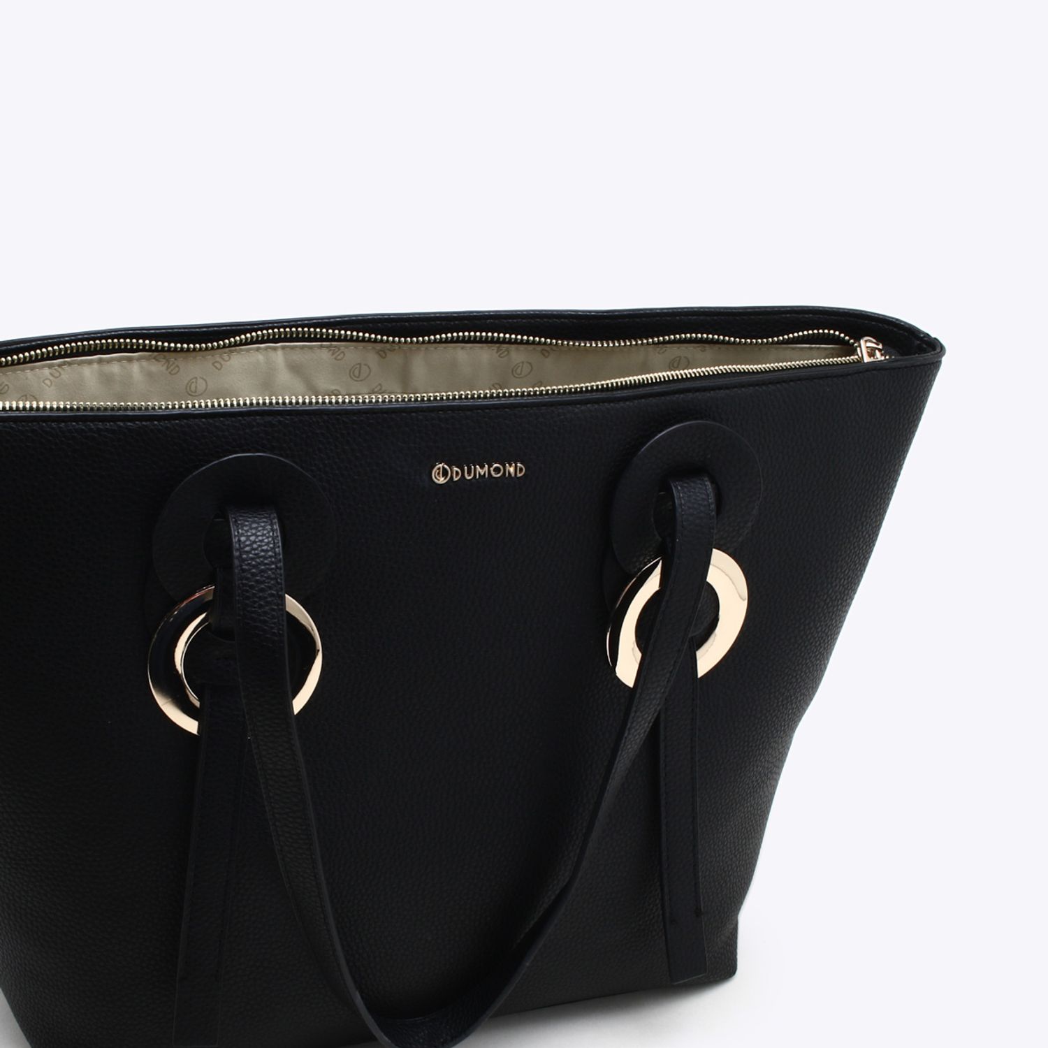black patent shopper bolsa