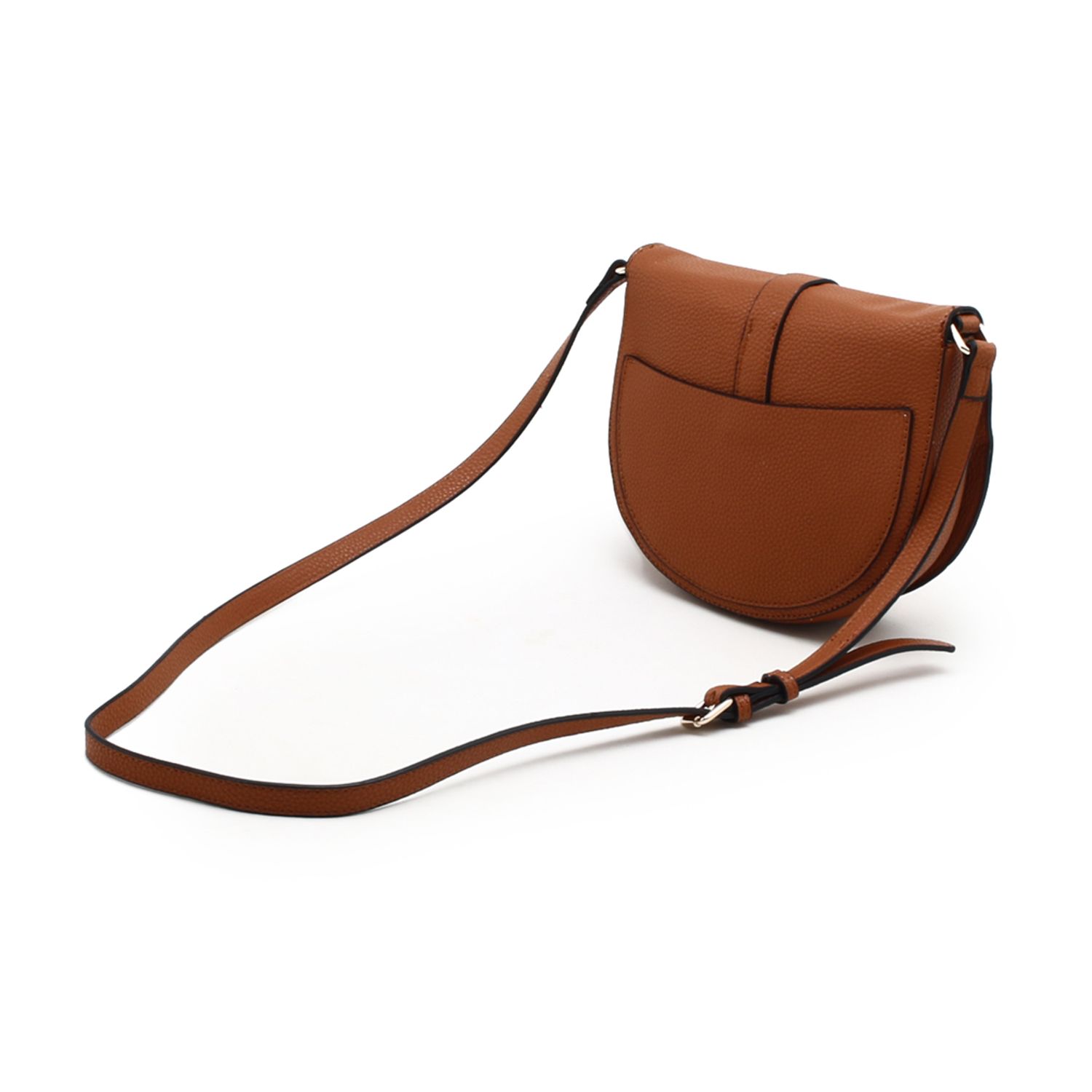 cream leather shoulder bolsa