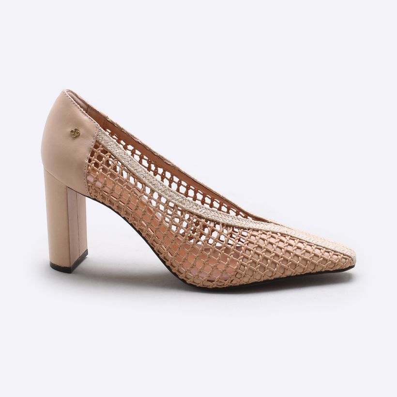 Sapato Scarpin Capodarte Salto Bloco Alto em Promoção | Ofertas na  Americanas