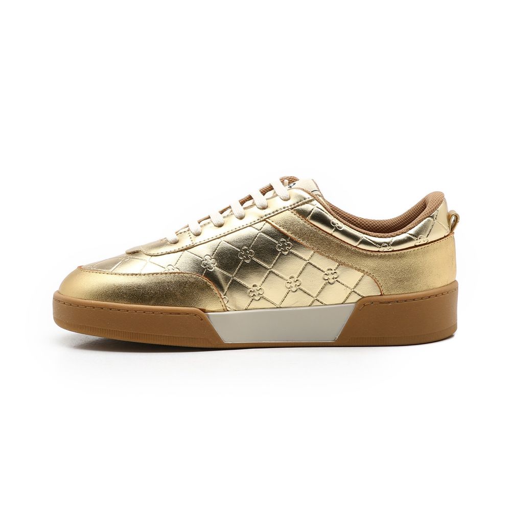 Tenis hot sale dourado metalizado