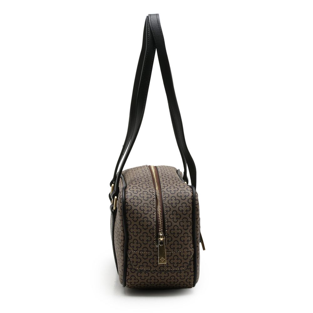 Bolsa Fendi Original Messenger Canvas Monograma Preta Masculina