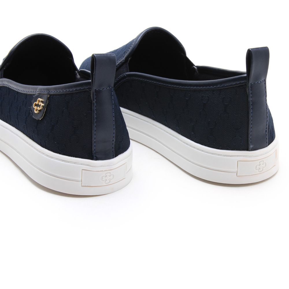 Slip on azul marinho sales feminino