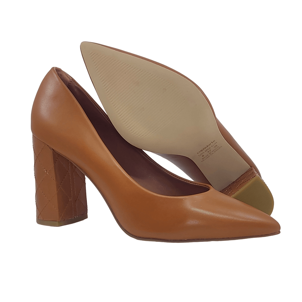 Scarpin salto online grosso capodarte